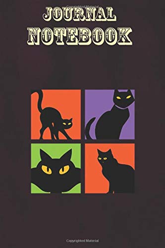 Composition Notebook, Journal Notebook Gift: Black Cat Halloween Witchcraft Spooky Superstition Size 6'' x 9'', 100 Pages for Notes, To Do Lists, Doodles, Journal, Soft Cover, Matte Finish