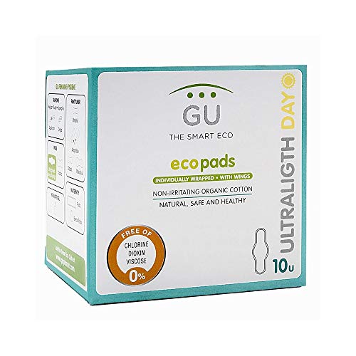 Compresas Ultraligth Día con Alas - 100% Algodón ecológico - Sin plásticos
