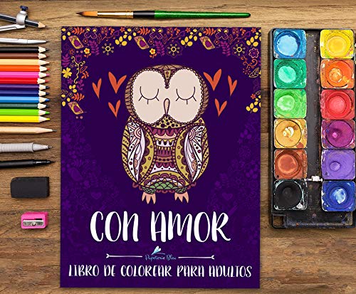 Con Amor: Libro De Colorear Para Adultos
