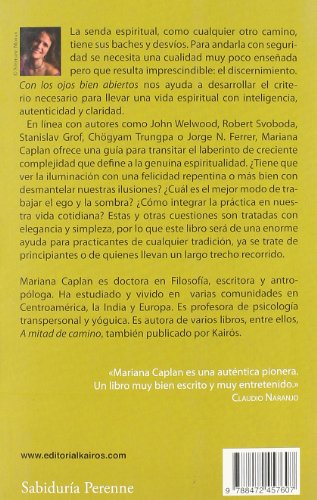 Con los ojos bien abiertos: La práctica del discernimiento en la senda espiritual (Sabiduría Perenne)