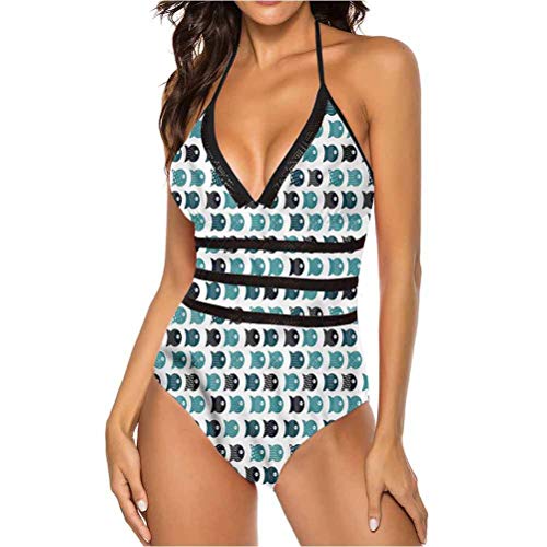 Conjunto de bikini de peces en el océano profundo, ideal para descansar en el lado de la piscina Multi 16 S