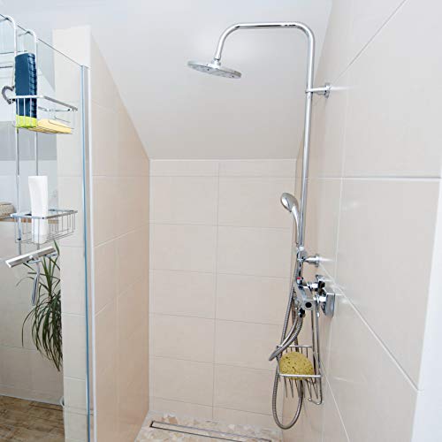 CON:P SA330100 Conjunto de ducha con barra (redondo, 5 tipos de chorro)