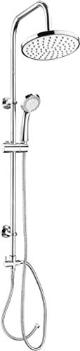 CON:P SA330100 Conjunto de ducha con barra (redondo, 5 tipos de chorro)