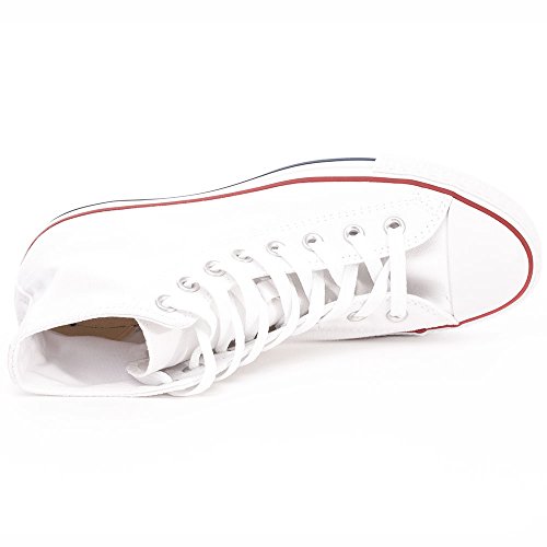 Converse Chuck Taylor All Star Hi Top, Zapatillas Unisex Adulto, Blanco (Optical White), 38 EU