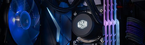 Cooler Master MasterLiquid Lite 240 Refrigeración a Liquido CPU - Bomba de Disipación Dual y Doble Ventilador de Aire de 120 mm