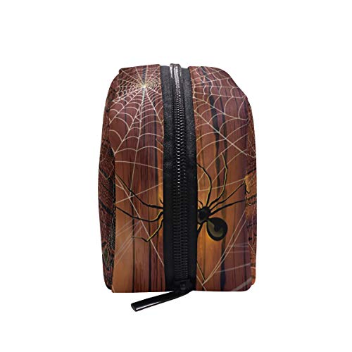 COOSUN Spider Webs Hallowmas - Bolsa de maquillaje para Halloween