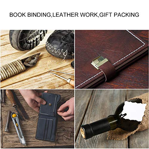 Cordón Encerado Hilo Cuerda Encerado Joyería Cordón Cable para DIY Collar Pulsera Abalorios 10m x 1mm 12 Rollos