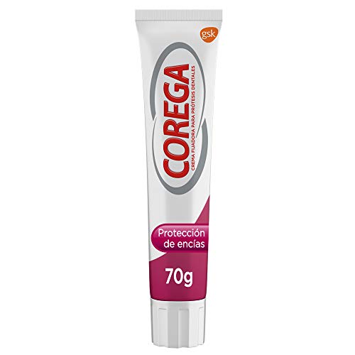 Corega - Crema Fijadora para Prótesis Dentales - Protección de Encías - 70 g