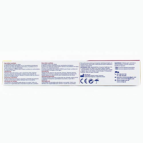 Corega - Crema Fijadora para Prótesis Dentales - Protección de Encías - 70 g