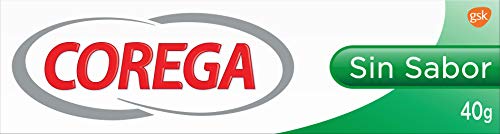 Corega Crema Fijadora para Prótesis Dentales sin Sabor 40 g