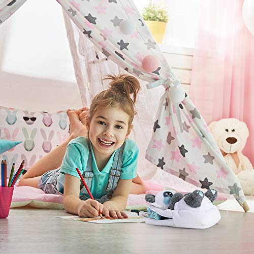 corimori Estuche Escolar (10+ Modelos) Animales De Peluche Niños, color mei el panda (negro y blanco) (1845-005)