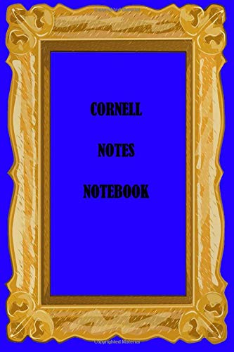 Cornell Notes Notebook: Cornell Notes Notebook blue and Decorated | One of the rainbow or spectrum colors in addition to white and black | Decorated | ... | Great gift  | Daily note taking system.