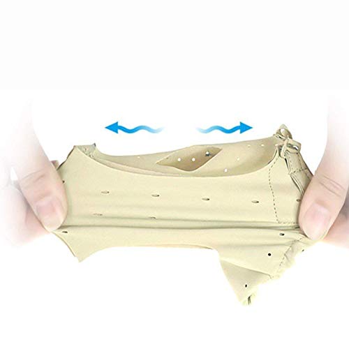 Correctores de juanetes elásticos, separadores de alisadores del dedo gordo del pie con bloqueo ortopédico corrector de juanetes ortopédico ajustable y ajustable para adultos Valgus Hallux (1 par),L