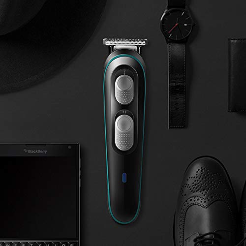 Cortapelos profesional inalámbrico para hombres, cortapelos JIALD Cortapelos afeitadora de barba Kit de corte de pelo eléctrico Hoja de acero inoxidable Resistente al agua recargable con peine