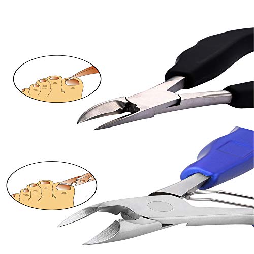 Cortaúñas para Uñas Gruesas Cortaúñas para Uñas Gruesas Encarnadas Uñas Duras Uñas Fuertes Tijeras Grandes,Kit De Cortaúñas para Uñas Y Uñas De Los Pies + Lima De Uñas Corta Las Uñas Encarnadas