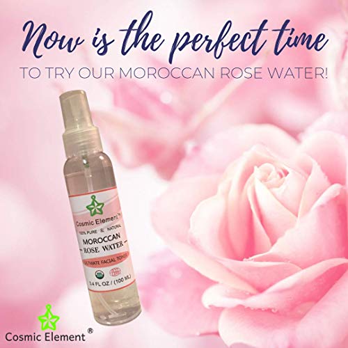 Cosmic Element Rocío de agua de rosas - Tónico Facial 3.4 onzas