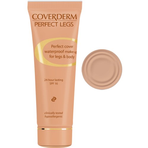 Coverderm Perfect Legs - Maquillaje para piernas y cuerpo, resistente al agua, factor de protección solar 16, color a elegir