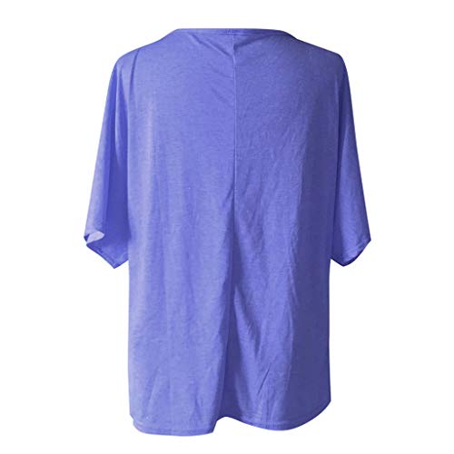 COZOCO Casual Mujer Verano De Playa Vestido Playa Vacaciones Estampado Floral Maxi Vestidos Estampado Floral （Azul，EU-34/CN-S）