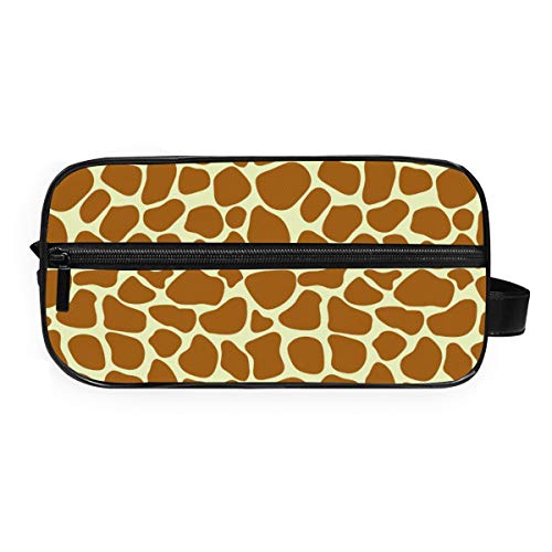 CPYang Neceser de Viaje con Estampado de Jirafa y Animales, Bolsa de Maquillaje portátil para Hombres y Mujeres