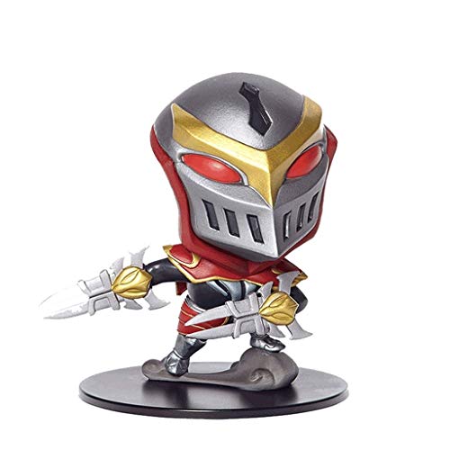 CQ Pop Juego!El Maestro de Las Sombras - ZED Figurita PVC Modelo de Juguete de Regalo de LOL Juego Ordenadores 9 CM Toys
