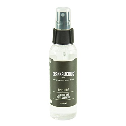 Crankalicious Ciclo atención – Epic Ocultar Intensivo Piel Limpiador – Sillín, Zapatos, Guantes y Bar Cinta Limpiador para Ciclistas, Small