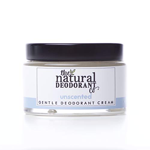 Crema desodorante suave sin perfume (55 g) – The Natural Deodorant Co. – Certificado libre de crueldad y vegano