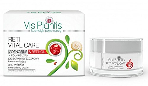 Crema hidratante de día de Vis Plantis, antiarrugas, con retinol y adenosina, 50 ml