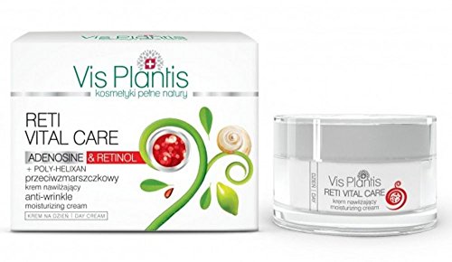 Crema hidratante de día de Vis Plantis, antiarrugas, con retinol y adenosina, 50 ml