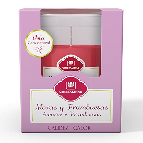 CRISTALINAS Vela Moras y Frambuesas