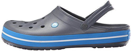 crocs Crocband U, Zuecos Unisex Adulto, Gris (Charcoal-Ocean), 42-43 EU