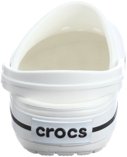 Crocs Crocband, Zuecos Unisex Adulto, Blanco White, 37/38 EU