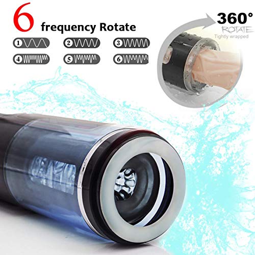 CRYPJJJ Control por Voz Bluetooth Hombres De Telescópico Garganta Oral Copa Artificial Dentro De La Vagina Termostático Inteligente Plano Profundo Masculino Regalo Vibrante Copa De Sexo Masculino