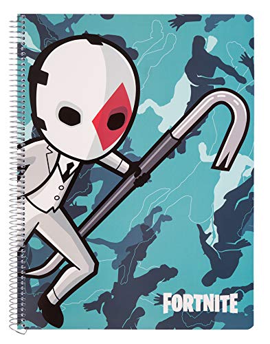 Cuaderno Tapa Polipropileno A4 5X5 Microperforado Fortnite 2