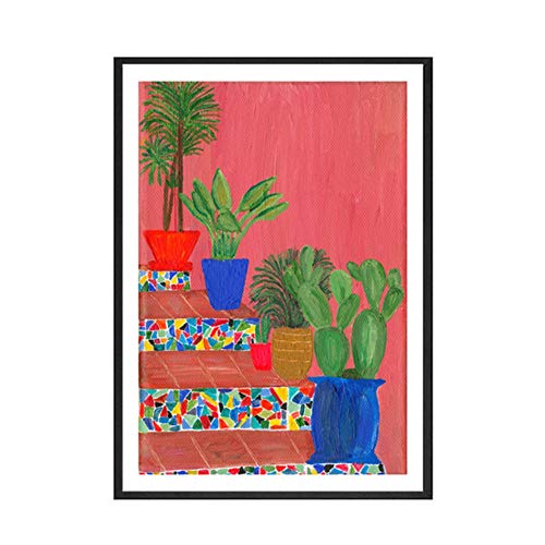 Cuadro abstracto de la vida de Cartagena, póster de pared Mream, estilo moderno, lienzo impreso, pintura, arte, decoración para sala de estar,   50x70cmX2 sin marco