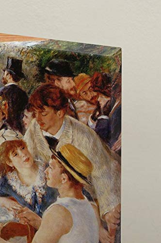 Cuadro Lienzo, Impresión Digital - El Almuerzo De Los Remeros Pierre Auguste Renoir, cm. 80x100 - Decoración Pared