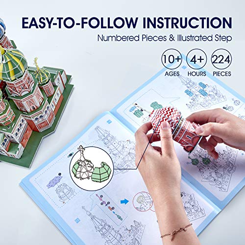 Cubic Fun- Puzzle 3D Catedral de San Basilio LED (771L519)