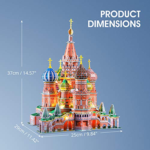 Cubic Fun- Puzzle 3D Catedral de San Basilio LED (771L519)