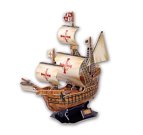 CubicFun- Puzzle 3D Carabela Santa Maria (CPA Toy Group Trading S.L. T4008)