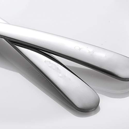 Cucharones para servir De espesor grueso y resistente sopa de cucharas, cucharas de acero inoxidable sopa, cucharas de mesa for el hogar, la cocina o restaurante, juego de 3 Cuchara para Espaguetis