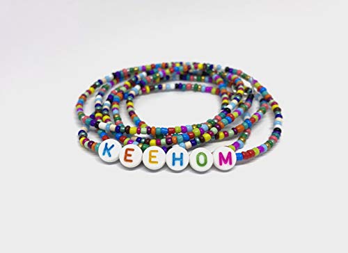Cuentas de Colores, KEEHOM Set Mini Cuentas 2mm Abalorios Cristal para DIY Pulseras Collares Bisutería (24 Colores)