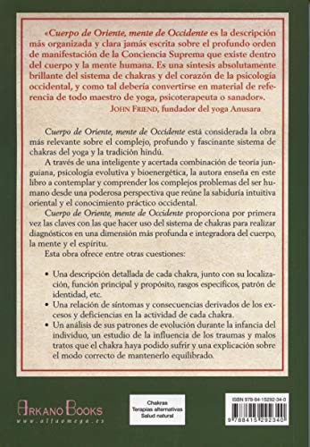 Cuerpo De Oriente, Mente De Occidente: Psicología y sistema de chakras como vía de autoconocimiento y equilibrio personal