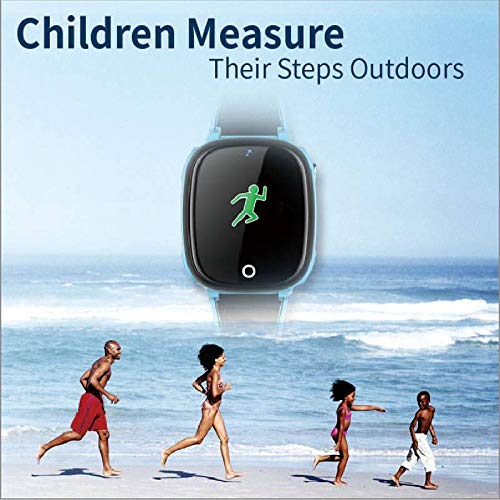 CUHAWUDBA Hw11 - Reloj inteligente para niños, antipérdidas, reloj inteligente con control de llamada, resistente al agua, color negro