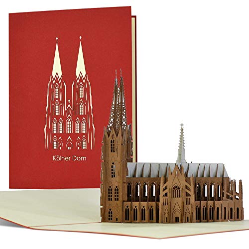 Cupón de viaje I fin de semana en Colonia, tarjeta pop-up 3D de Colonia, carné de viaje para excursiones a Colonia, regalo, idea de regalo, viaje por ciudad, A113