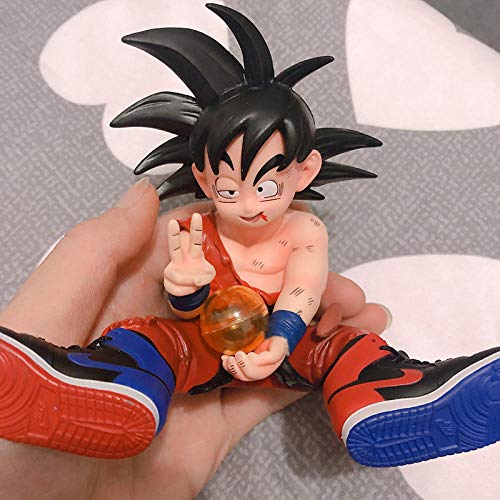 Cute Cartoon Dragon Ball Little Son Goku Decoración Del Coche Doll Shaking Head Doll Creative Car Interior Decoration-strong Little Son Goku Red Blue Mandarin Duck Pair No Amigo Regalo Regalo Modelo