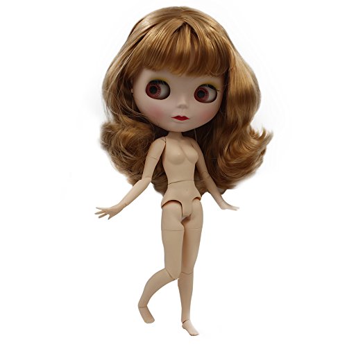 CUTEBEE 1/6 BJD Doll is Similar to Neo Blythe, 4-Color Changing Eyes Matte Face and Ball Jointed Body Dolls, 12 Inch Customized Dolls Can Changed Makeup and Dress DIY