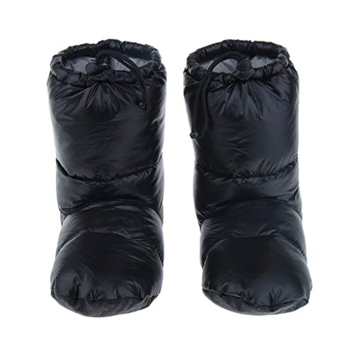 CUTICATE Botines De Ganso Blanco Botas Hinchadas Zapatos Zapatillas Adultos Acampar En El Hogar - Negro m, 35-47