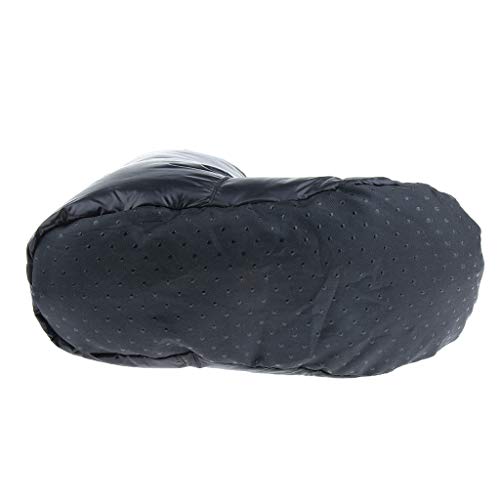 CUTICATE Botines De Ganso Blanco Botas Hinchadas Zapatos Zapatillas Adultos Acampar En El Hogar - Negro m, 35-47