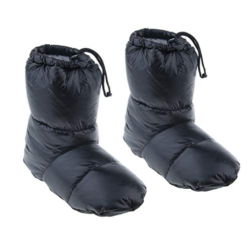 CUTICATE Botines De Ganso Blanco Botas Hinchadas Zapatos Zapatillas Adultos Acampar En El Hogar - Negro m, 35-47