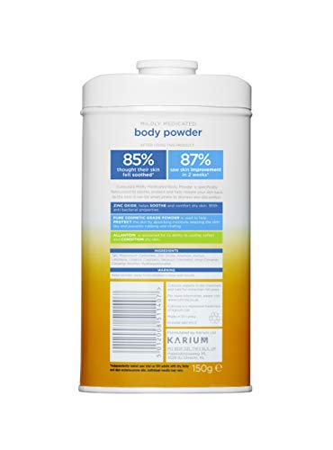 Cuticura 150g Talco Ligeramente medicados