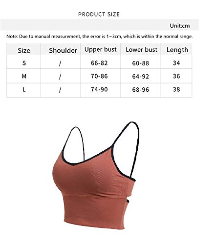 CXWLK Sujetador De Los Deportes Más Corta De La Chaqueta De Gimnasia De Entrenamiento Deportivo En Cuenta Una Parte De La Carrera De Yoga Sujetador Fino,El